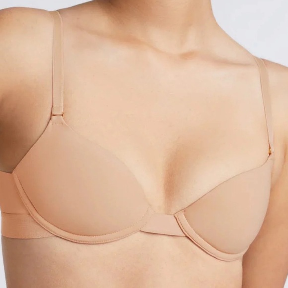 Pepper Buff Ultimate Contour Low Cut Cleavage-Creating Shape TShirt Bra NWOT 34A - Picture 1 of 10